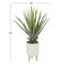 3.5" Potted Modern Style Aloe Vera Artificial Foliage